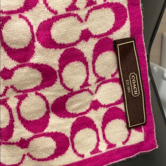 ✨NWOT Coach Scarf!✨ - Picture 2 of 6